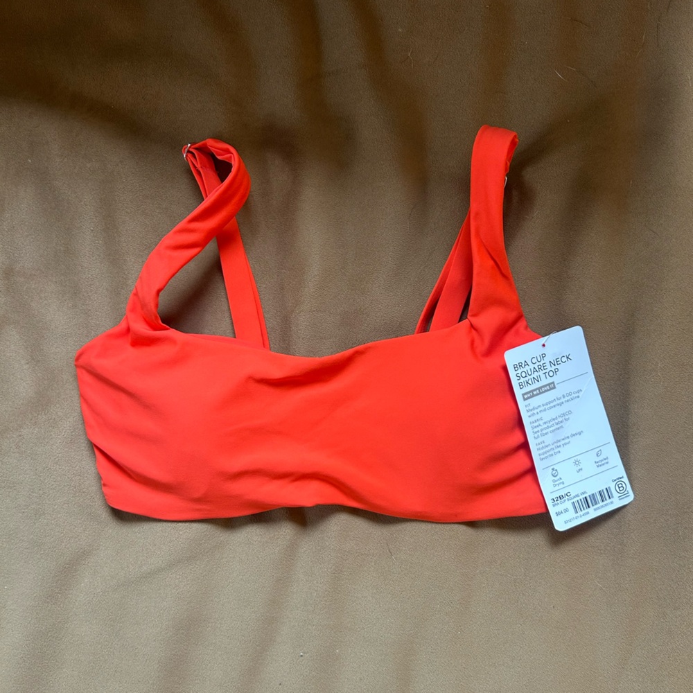 TAGS ON — Athleta Square Neck Bikini Top